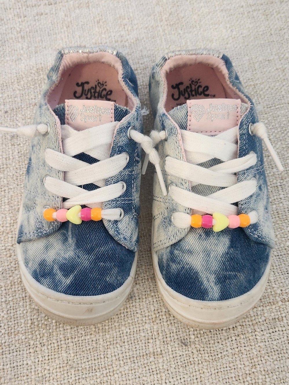 Justice Denim Tie-Dye Kids Sneakers// Size11